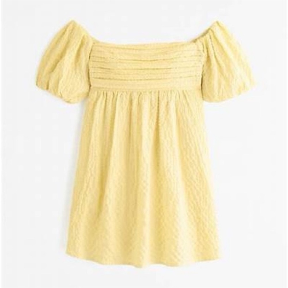 Yellow Off-Shoulder Romper